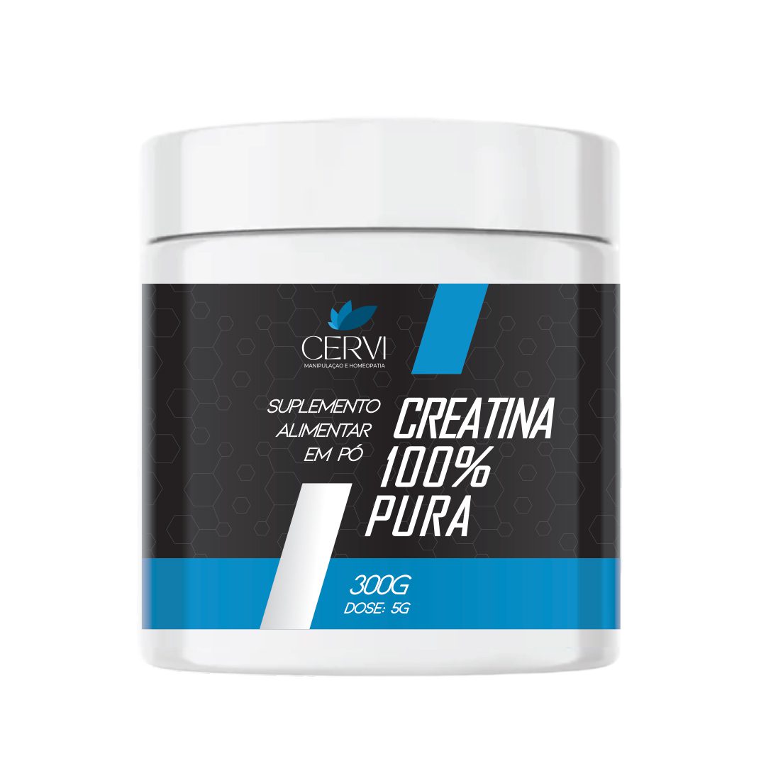 Creatina 100% Pura 300g – Linha Padel – Cervi