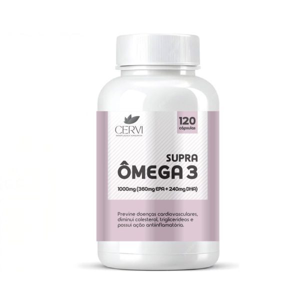 Supra Ômega 3 1000mg (360mg EPA + 240mg DHA) - Linha Ômegas