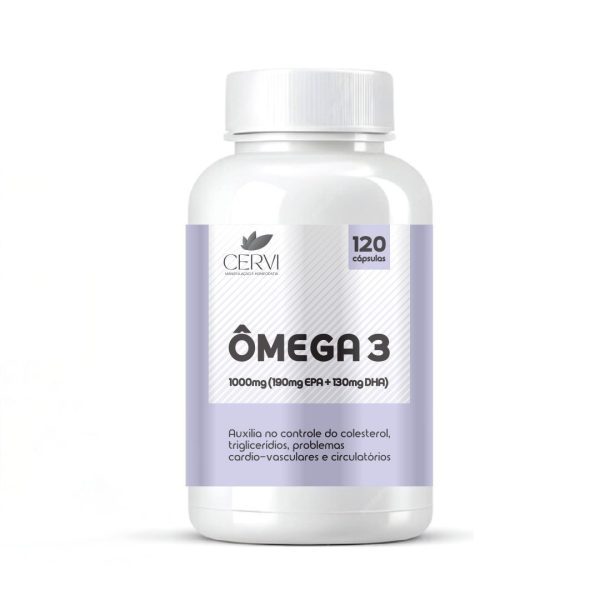 Ômega 3 1000mg (190mg EPA + 130mg DHA) - Linha Ômegas