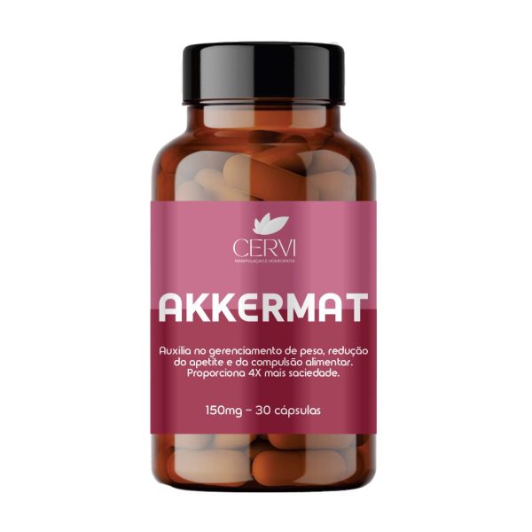AKKERMAT 150mg, 30 Cápsulas - Linha Emagrecimento