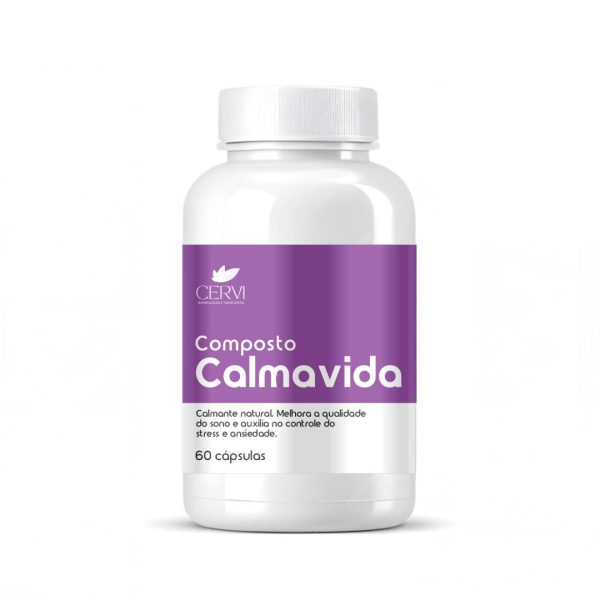 Composto Calmavida, 60 Cápsulas - Linha Calmante