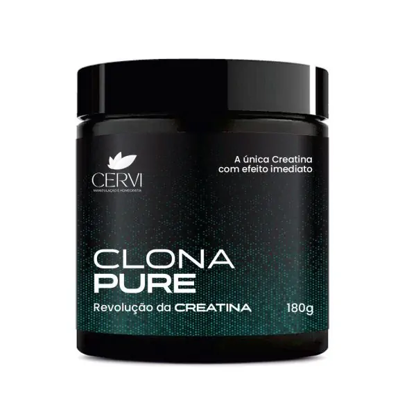 Creatina Clonapure 180g - Complexo Trimolecular de Alta Performance - Linha Ativa