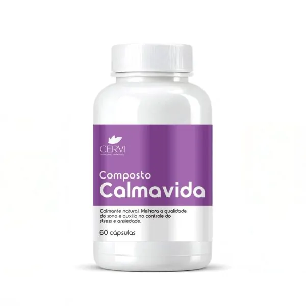 Composto Calmavida, 60 Cápsulas - Linha Calmante