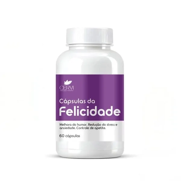 Cápsulas da Felicidade, 60 Cápsulas - Linha Calmante