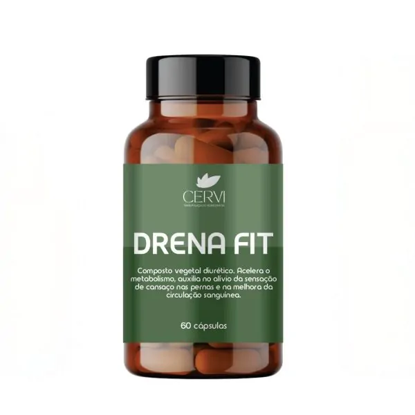 Drena Fit, 60 Cápsulas - Linha Emagrecimento